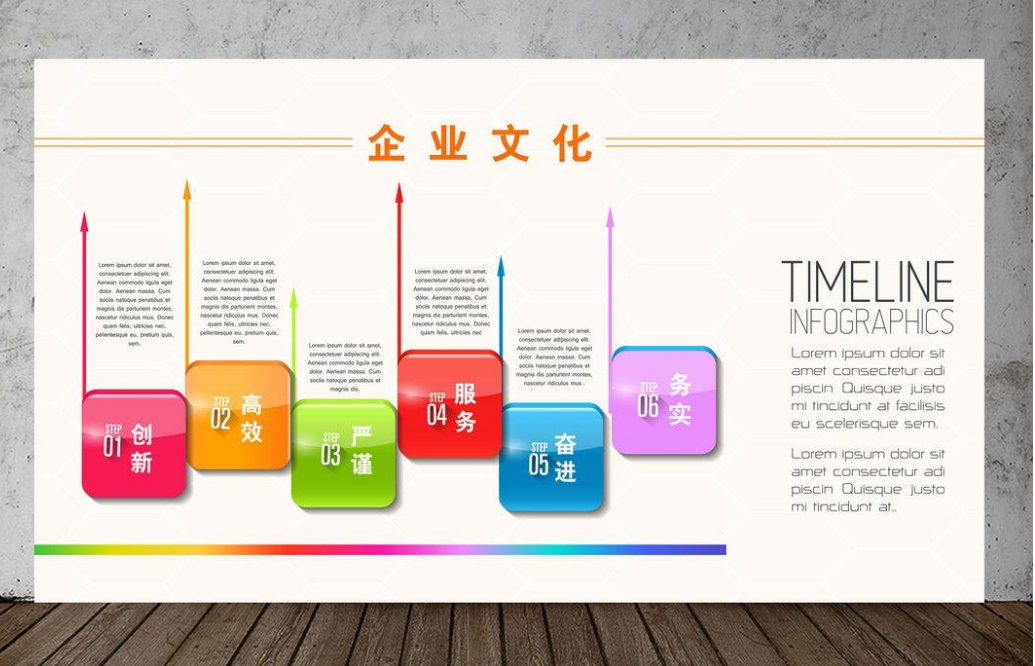 企业文化墙照片墙公司员工风采效果图设计图片