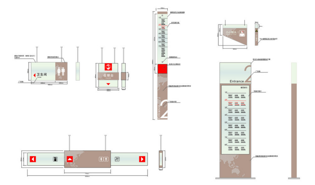 商场导视牌设计欣赏内容商场导视牌设计欣赏图片