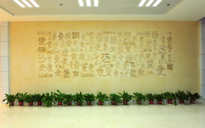 灵动无限图书馆文化墙制作效果图