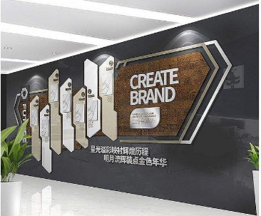 高端企业文化墙图片