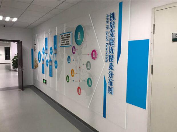 建筑公司文化墙制作效果图