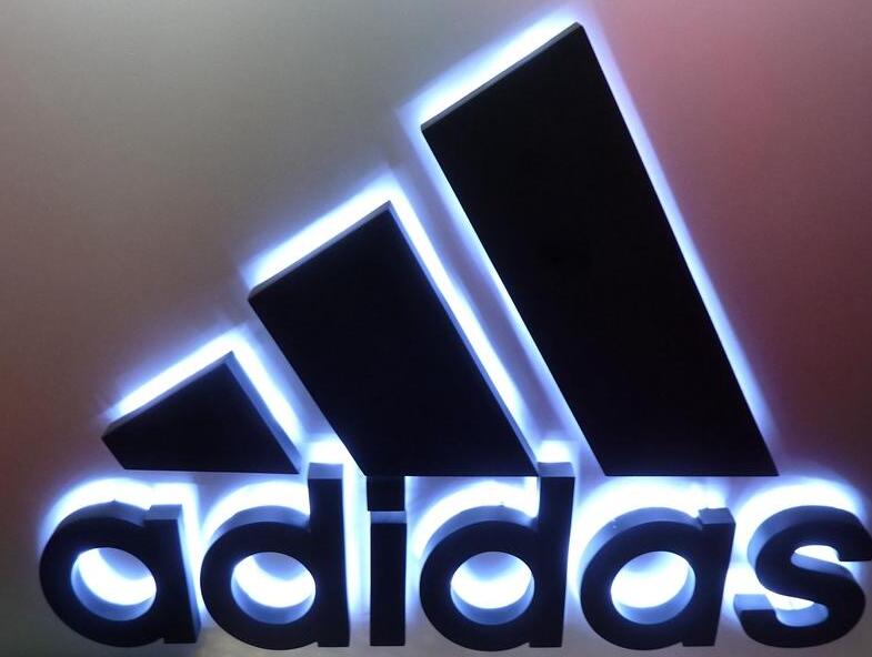 adidasled背发光字图片