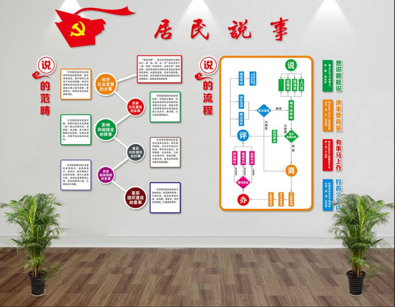 广后街高端社区制作核心价值观文化墙