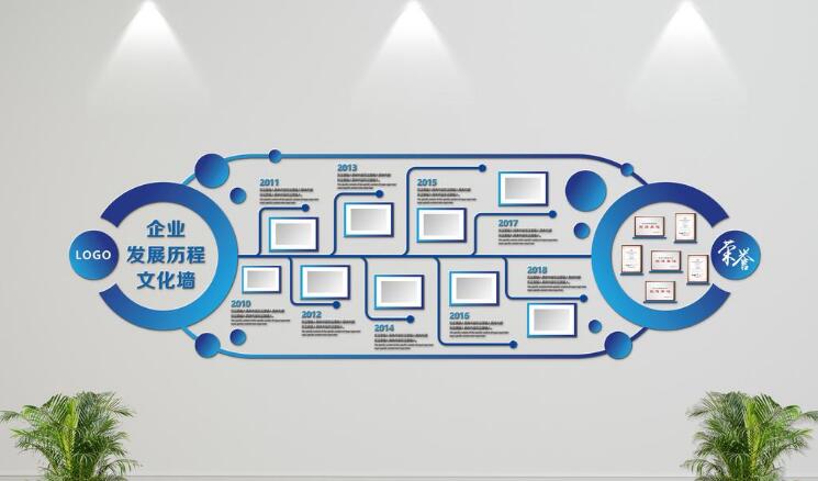 特色公司文化墙制作效果图